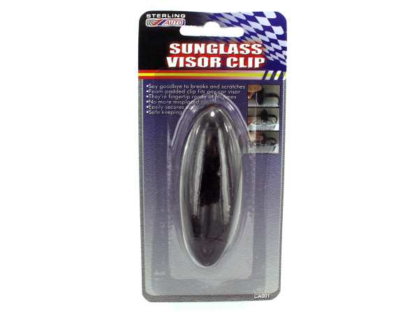 Sunglass visor clip