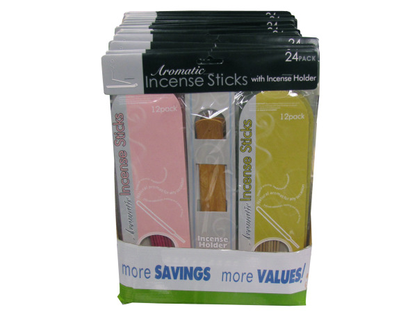 Assorted scents incense sticks, packs of 40