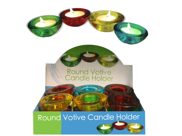 Choice of glass votive candle holder