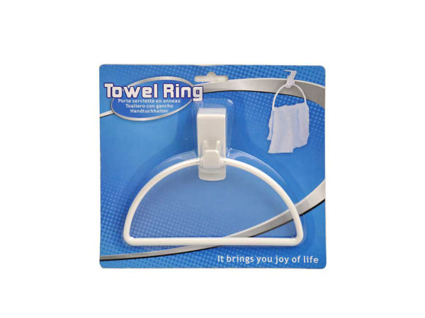 White towel ring